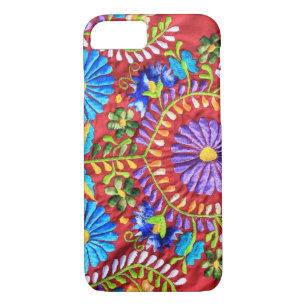 Coques Pour iPhone iPhone mexicain de conception de broderie 7/8 cas