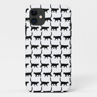 Coque iPhone 11 iPhone mignon de chats noirs de chats 5 5S
