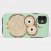 Coques Case-Mate iPhone iPhone mignon de hibou de bébé de bande dessinée 5 (Dos (Horizontal))