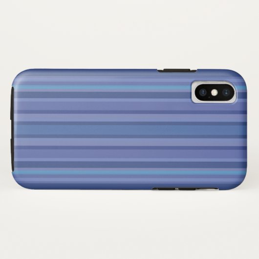 Coques Case-Mate iPhone iPhone moderne bleu violet bande (Dos (Horizontal))