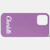 Coques Case-Mate iPhone iPhone Monogramme Élégant Classique Personnalisé (Verso (horizontal))