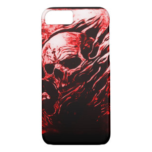 Case-Mate iPhone Case iPhone mort rouge d'art d'aerographe de Reaper de