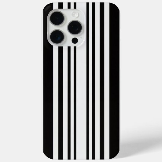 Coques Case-Mate iPhone iPhone motif noir et blanc élégant et luxueux (Verso)