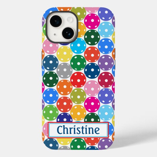 Coques Case-Mate iPhone Iphone multilingue Pickleball 14 (Verso)
