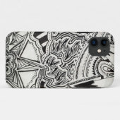 Coques Case-Mate iPhone Iphone noir et blanc 5 de caisse de flèche (Dos (Horizontal))