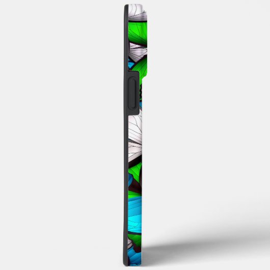 Coques Case-Mate iPhone iPhone Papillon bleu-vert | Papillon iPhone 13 (Verso / Droite)