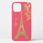 Coques Case-Mate iPhone Iphone personnalisé Tour Eiffel (Verso)