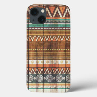 Coques Pour iPhone iPhone plus de l'iPhone 6 aztèques en bois de cas