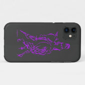 Coques Case-Mate iPhone iPhone pourpre 5 de demi de passage (Dos (Horizontal))