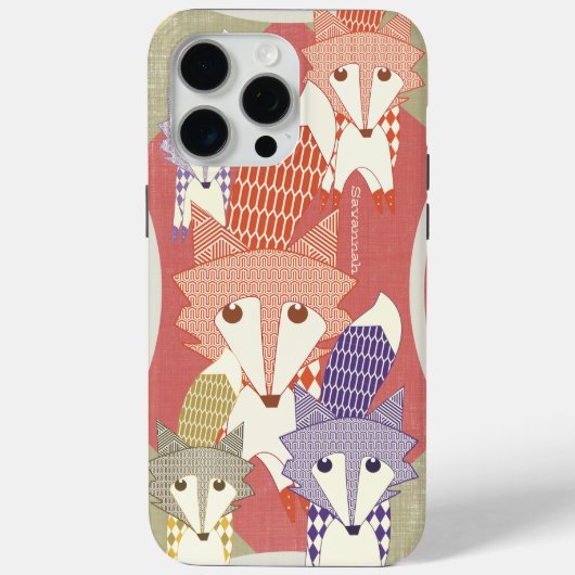 Coques Case-Mate iPhone Iphone Retro Fox Art Retro 6 Plus (Verso)