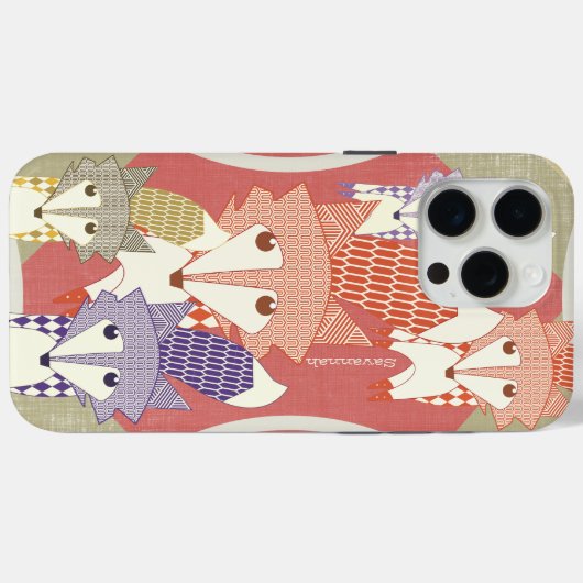 Coques Case-Mate iPhone Iphone Retro Fox Art Retro 6 Plus (Verso (horizontal))