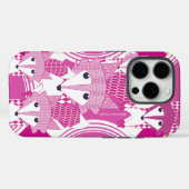 Coques Case-Mate iPhone Iphone Retro Fox Art rose Retro 5 personnalisé (Verso (horizontal))