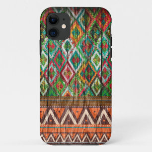 Case-Mate iPhone Case iPhone tribal en bois aztèque de cas de l'iPhone