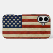 Coques Case-Mate iPhone iPhone vintage American Flag (Verso (horizontal))