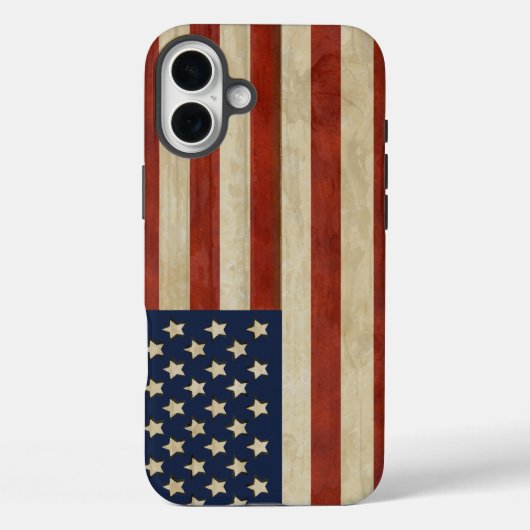 Coques Case-Mate iPhone iPhone vintage American Flag (Verso)