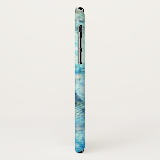 Coques Case-Mate iPhone Iphone X de plume de paon (Dos/Gauche)