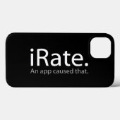Coques Case-Mate iPhone iRate - Une Application Causée Que! ! ! (Verso (horizontal))