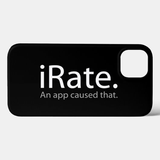 Coques Case-Mate iPhone iRate - Une Application Causée Que! ! ! (Verso (horizontal))