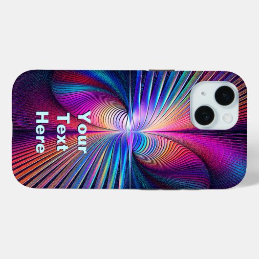 Coques Case-Mate iPhone Iridescence structurelle (Verso (horizontal))