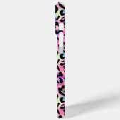 Coques Case-Mate iPhone Iridescent Leopard Print Monogrammed (Verso / Gauche)