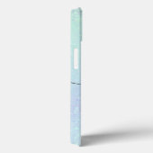Coques Case-Mate iPhone Iridescent Pastel Holographic Glitter monogrammed (Verso / Droite)