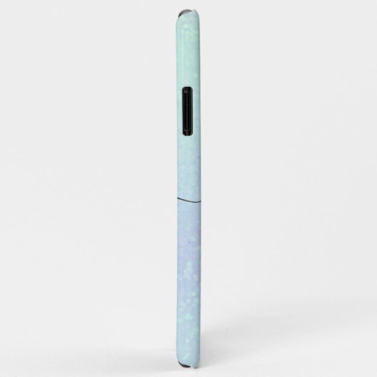 Coques Case-Mate iPhone Iridescent Pastel Holographic Glitter monogrammed (Dos/Droite)