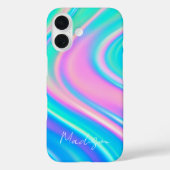 Coques Case-Mate iPhone Iridescent Wave Flow (Verso)