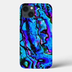 Case-Mate iPhone Case Iridescente Bleu Vert Violet Marbré Beau