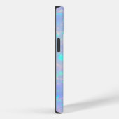 Coques Case-Mate iPhone Iridescente Faux Opal avec nom personnalisable (Verso / Droite)