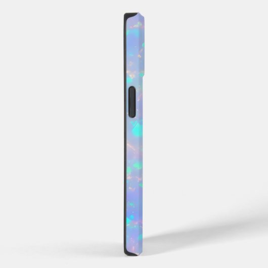 Coques Case-Mate iPhone Iridescente Faux Opal avec nom personnalisable (Verso / Droite)