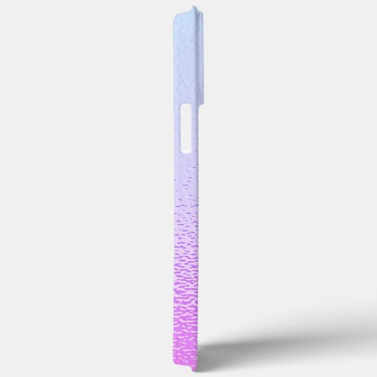 Coques Case-Mate iPhone Iridescente Girly rose Shimmer Nom personnalisé (Verso / Droite)