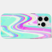 Coques Case-Mate iPhone Iridescente Holographique Liquide Swirl (Verso (horizontal))