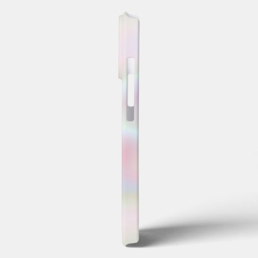 Coques Case-Mate iPhone Iridescente Holographique Pearl Opal arc-en-ciel (Verso / Gauche)