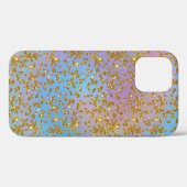 Coques Case-Mate iPhone Iridescente Spirale et Parties scintillant d'or Co (Verso (horizontal))