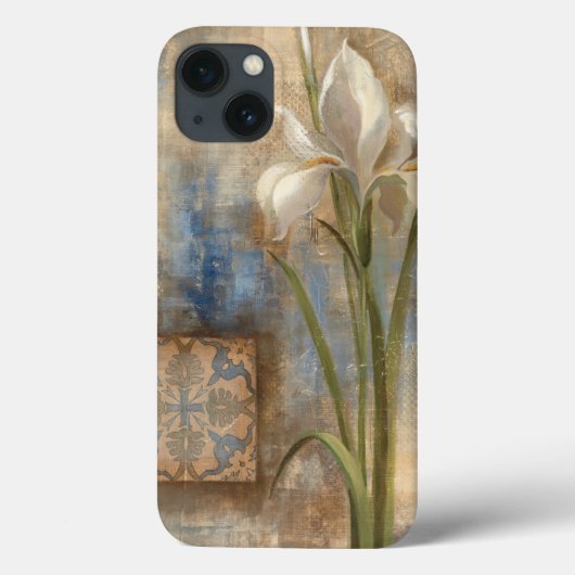 Coques Case-Mate iPhone Iris et carreaux (Verso)
