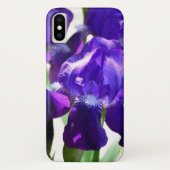 Coques Case-Mate iPhone Iris Fleur Violette (Dos)