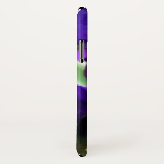 Coques Case-Mate iPhone Iris Fleur Violette (Dos/Droite)