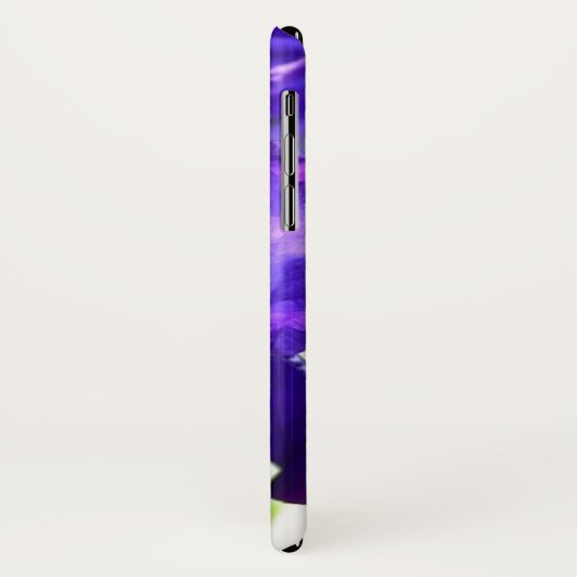 Coques Case-Mate iPhone Iris Fleur Violette (Dos/Gauche)