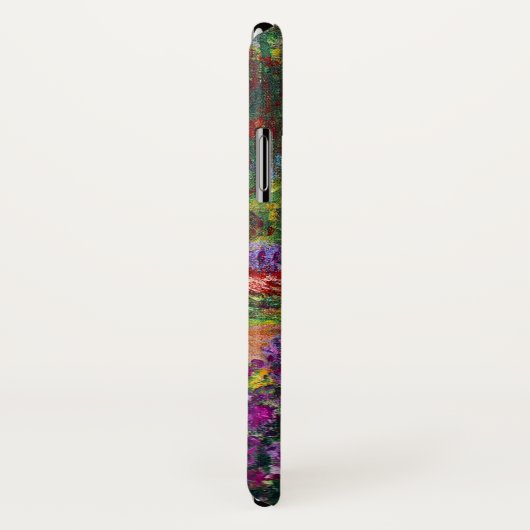 Coques Case-Mate iPhone Iris Flower Garden Claude Monet Art (Dos/Droite)