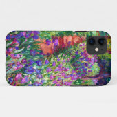 Coques Case-Mate iPhone Iris Garden à Giverny (Dos (Horizontal))