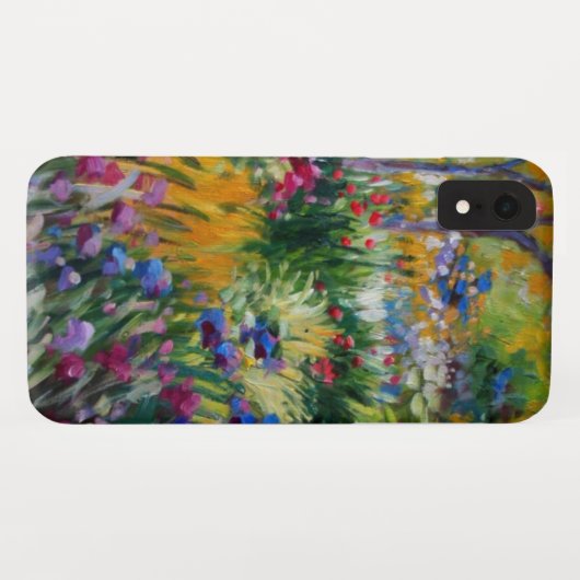 Coques Case-Mate iPhone Iris Garden by Claude Monet (Dos (Horizontal))
