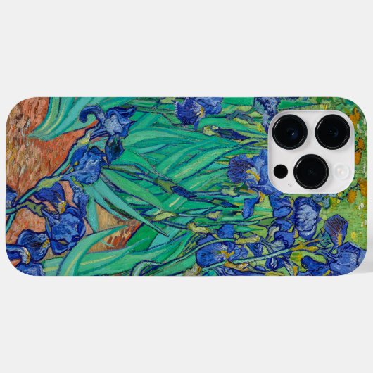 Coques Case-Mate iPhone Irises de Vincent Van Gogh (Verso (horizontal))