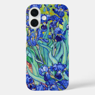Coques iPhone 16 Irises de Vincent Van Gogh art de peinture vibrant
