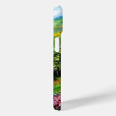 Coques Case-Mate iPhone IRISES EN Toscane, Champs de fleurs violettes pays (Verso / Droite)