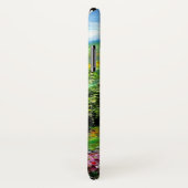 Coques Case-Mate iPhone IRISES EN Toscane, Champs de fleurs violettes pays (Dos/Droite)