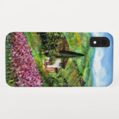 Coques Case-Mate iPhone IRISES EN Toscane, Champs de fleurs violettes pays (Dos (Horizontal))