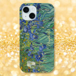 Coque Pour iPhone 15 Irises Fleurs Van Gogh Floral Art Monogrammé<br><div class="desc">Créez votre propre personnalisation, personnalisée, élégante police de typographie de script faux or, fleurs / floral / nature / vintage art amants et Van Gogh connaisseurs, chic, élégant, élégant, ajusté, plume, tendance, profil mince, léger, résistant aux impacts, durable plastique dur, fini brillant coque iphone Apple, avec une belle huile vintage...</div>