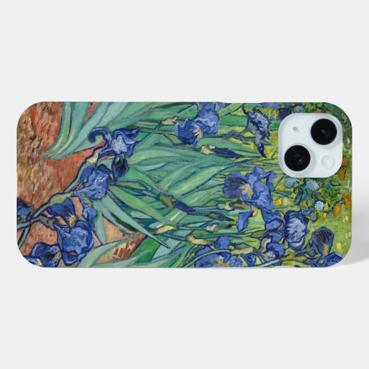 Coques Case-Mate iPhone Irises par Van Gogh (Verso (horizontal))