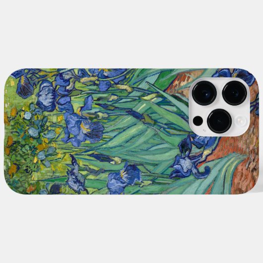 Coques Case-Mate iPhone Irises par Van Gogh (Verso (horizontal))