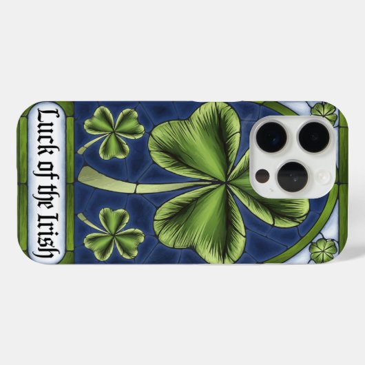 Coques Case-Mate iPhone Irish Clover St Patrick's day (Verso (horizontal))